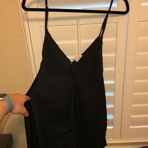 Free People Large Black Slip